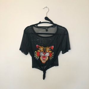 Funky  Fierce Tiger Tee